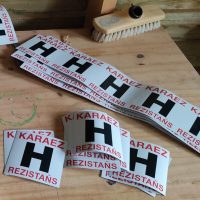 Autocollants vinyle polymère