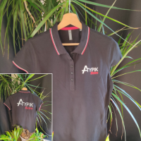 Impression textile polo Atypik bistro