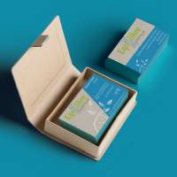Création d'identité visuelle et de cartes de visite Equilibre
