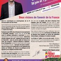 Création de flyer élections législatives