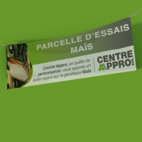 Bâche publicitaire Centre Appro