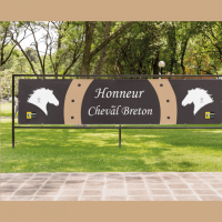 impression bâche, signalétique, banderole cheval breton